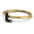 L Letter - Initial Gold Diamond Ring